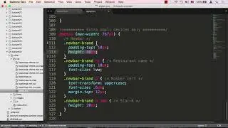 Lecture 33, Part 1: Fixing Navbar Layout, Text, and Dropdown Menus - HTML, CSS, and Javascript for