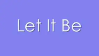 Let It Be - The Beatles - Lyrics