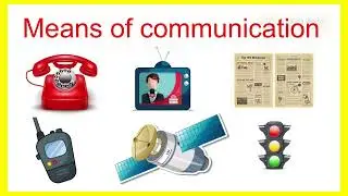 10 Means of communication|Means of communication in English|communication