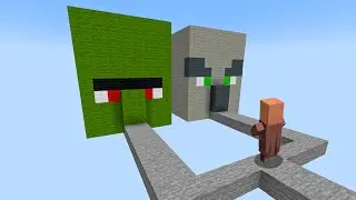 Which house will the villager choose?