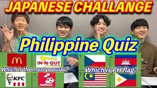 Japanese Students Challenge Philippine Quiz!!