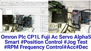 Omron Plc CP1L Fuji Ac Servo Alpha5 Smart 
