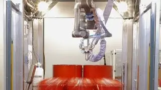 Automated barrel filling with Omron's TM5 Cobot