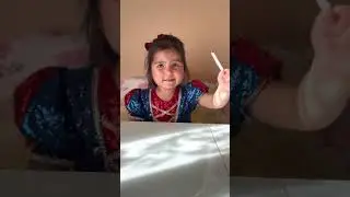 Алина сочинила сказку про девочку Алину