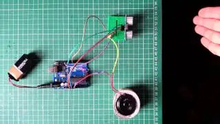 Arduino Ultrasonic Sensor Beep & LED HC-SR04