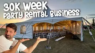 🚚💸 A $30K Week in the Life of a Tent Party Rental Business! 🎉