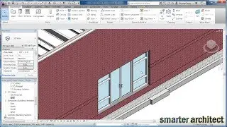 Revit Tutorials - Revit Architecture: Creating A Curtain Wall Entrance