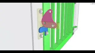 0127 - Self-locking gate latch