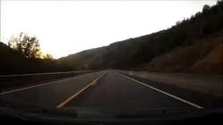 Mt St Helens - Spirit Lake Hwy ~ coming back down at sunset (8-31-13)