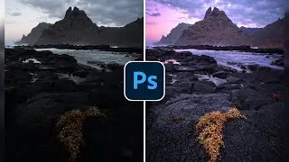 EASY Landscape Photo Editing in Photoshop | Image Processing Tutorial