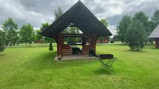 База отдыха Белые Росы - беседки, Отдых в Беларуси