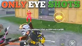 only eye shots in pubg mobile lite TDM (bgmi lite)