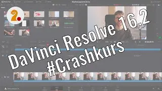 DaVinci Resolve 16 Tutorial - Lehrer, Anfänger, Beginner, Cut Page, Deutsch, Crashkurs