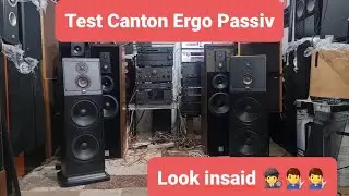 Canton Ergo Passiv & Technics su v 900 Look insaid,  Test sound