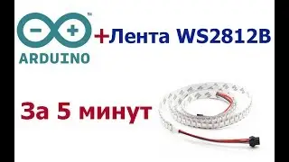 Подключаем ленту RGB светодиодов WS2812B к Ардуино
