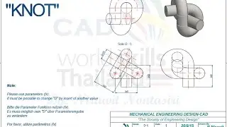 Autodesk Inventor-Advance Modeling Practice #2 _Knot