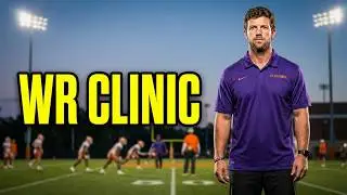 Clemson WR coach Tyler Grisham - Wide Receivers Clinic