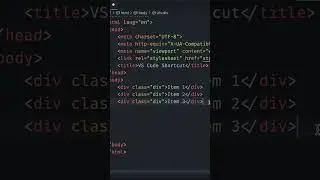 VS Code Keyboard Shortcuts 