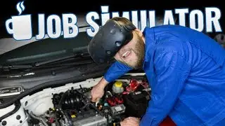 Job Simulator - One Dirty Auto Mechanic! (HTC Vive Job Simulator Gameplay Highlights)