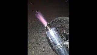 Suzuki Bandit 600 - flames Viper Exhaust