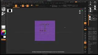 Exploring Zbrush with Michele : Custom skirt curve brush exploration..