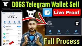 DOGS Withdraw in Telegram Wallet | Dogs Sell Wallet | Telegram Wallet me dogs coin kaise sell kare