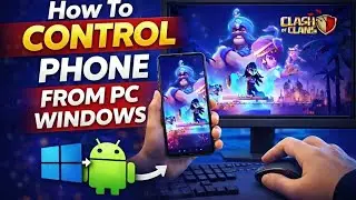 How to Control Phone from PC using scrcpy (Windows) | Low Latency + Audio