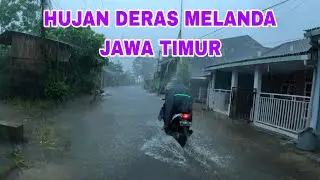 BEAUTIFUL HUJAN DERAS DI DESA  INDONESIA 2024,HEAVY RAIN IN COUNTRY INDONESIA