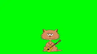 футаж . самый настоящий весенний кот ))