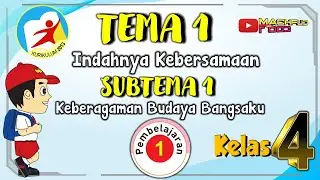 TEMA 1 SUBTEMA 1 PEMBELAJARAN 1 KELAS 4 || INDAHNYA KEBERSAMAAN