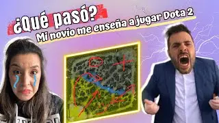 ¿Qué pasó? Mi novio me enseña a jugar Dota 2 #dota #twitch #streaming