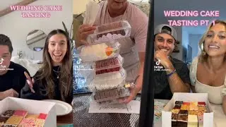 Wedding Cake Taste Testing Compilation 🎂