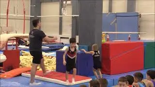 разминка на кольцах