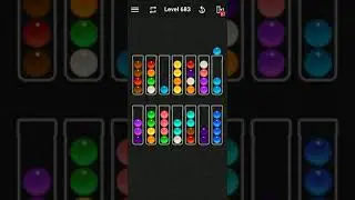Ball Sort Color Water Puzzle Solution Level 683