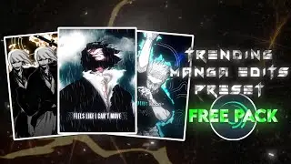 Trending Manga Presets, XML and Materials | Alightmotion 