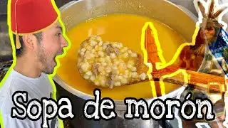 PREPARANDO SOPA DE MORON LA SOPA DE LOS INCAS