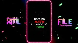 JAWAN ATTITUDE XML 😈😡NEW TREND XML FILE 🥵ATTITUDE XML FILE⚡😎New trending hindi xml for alight motion