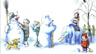 Снежный зайчик - В.Г.Сутеев