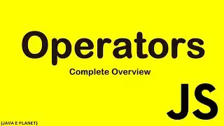 Operators In JavaScript || Java Script Tutorials|| 