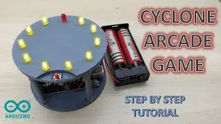Cyclone Arcade Game using Arduino Uno || Step by Step tutorial 