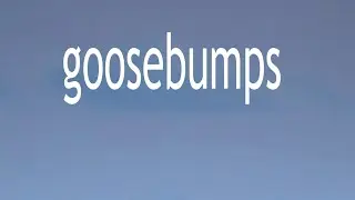 travis scott hvme goosebumps lyrics
