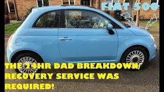 Fiat 500  rescue and DIY exhaust replacement