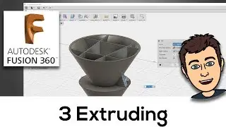 3. Extruding - Fusion 360 Tutorial