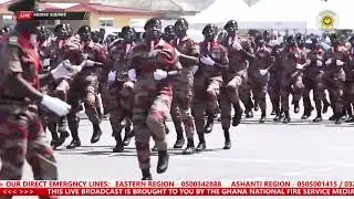 Ghana National Fire Service Yell  Chant by Recruit Course 53D