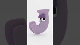 Alphabet Lore 3D - J