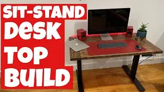 [DIY] Building a custom all wood breadboard style desk top | Tutorial [4K]