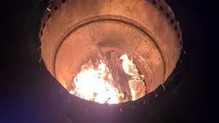 Smokeless burn barrel.