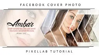 How to make Facebook cover photo like Photoshop Cc in android || Pixellab Tutorial