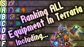 Ranking EVERY Accessory, Armor, and MORE in Terraria!