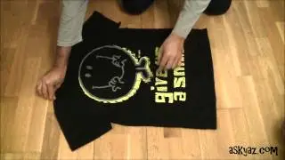 How To Fold a T-shirt in 2 Seconds
